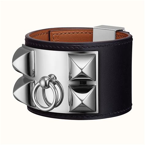 bracelet collier de chien hermes argent|Hermes collier de chien belt.